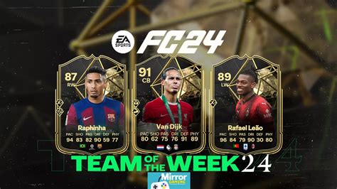 EA FC 24 TOTW 24 leaks – Liverpools Virgil van Dijk leaked to。